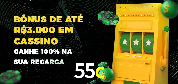 55c melhor bônus de depósito